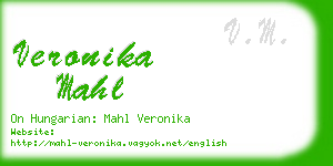 veronika mahl business card